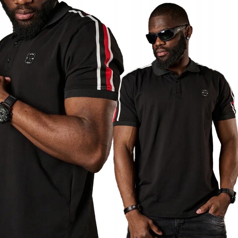 Tričko Polokošile Cipo Baxx Elastické Regular Fit Elegance