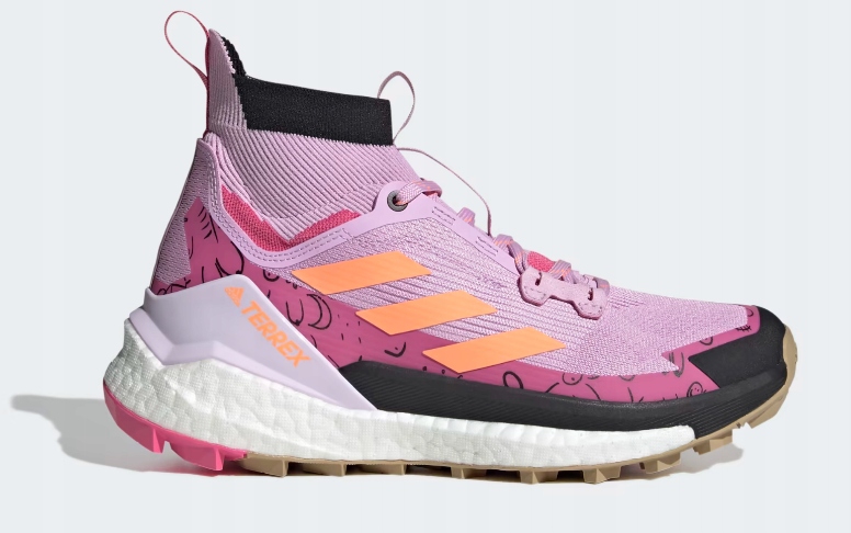 Dámské trekové boty Terrex Free Hiker Hiking růžové GZ0688 vel.