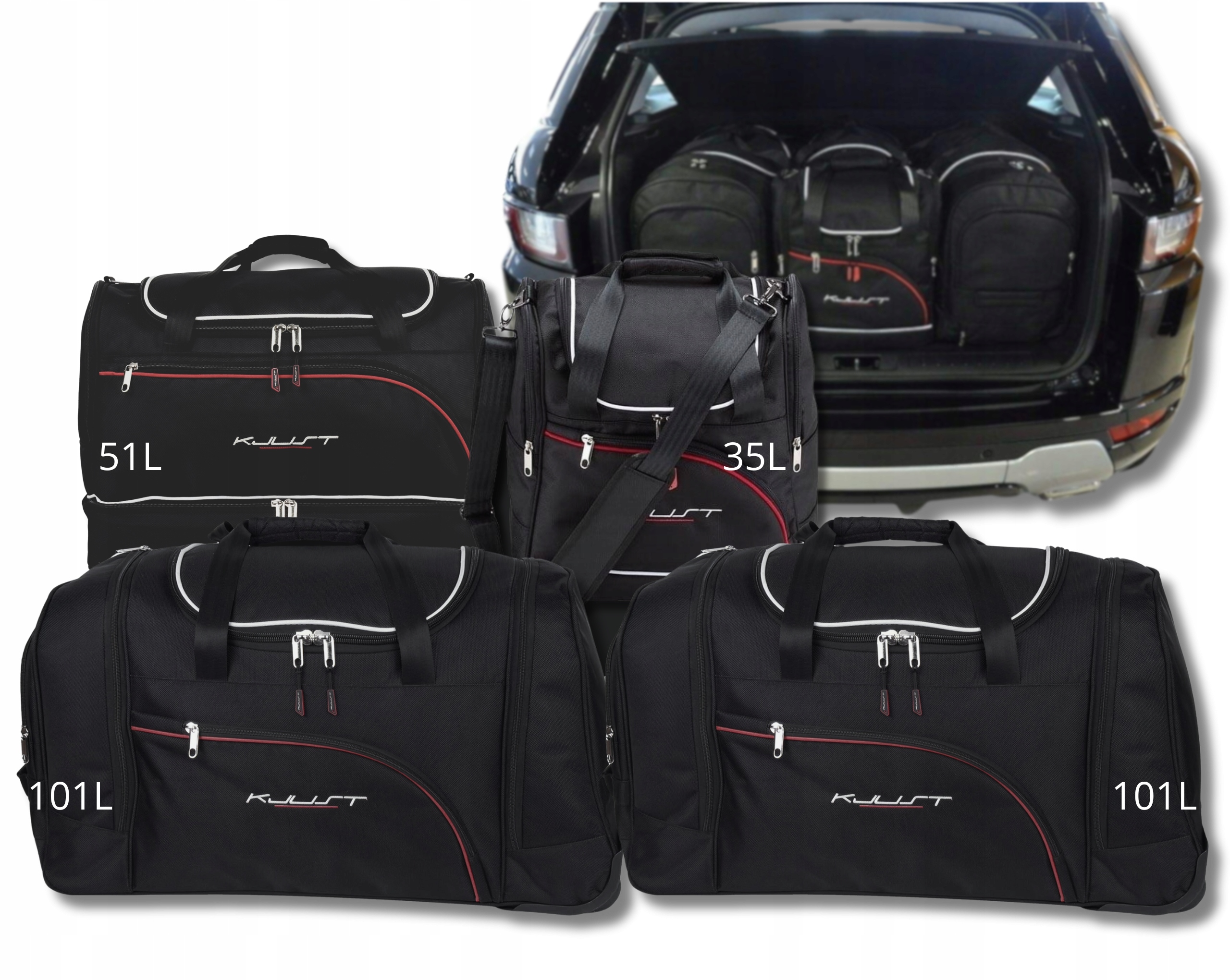 Cestovná Taška Do Kufra Land Rover Range Rover Evoque Suv 2011-2018