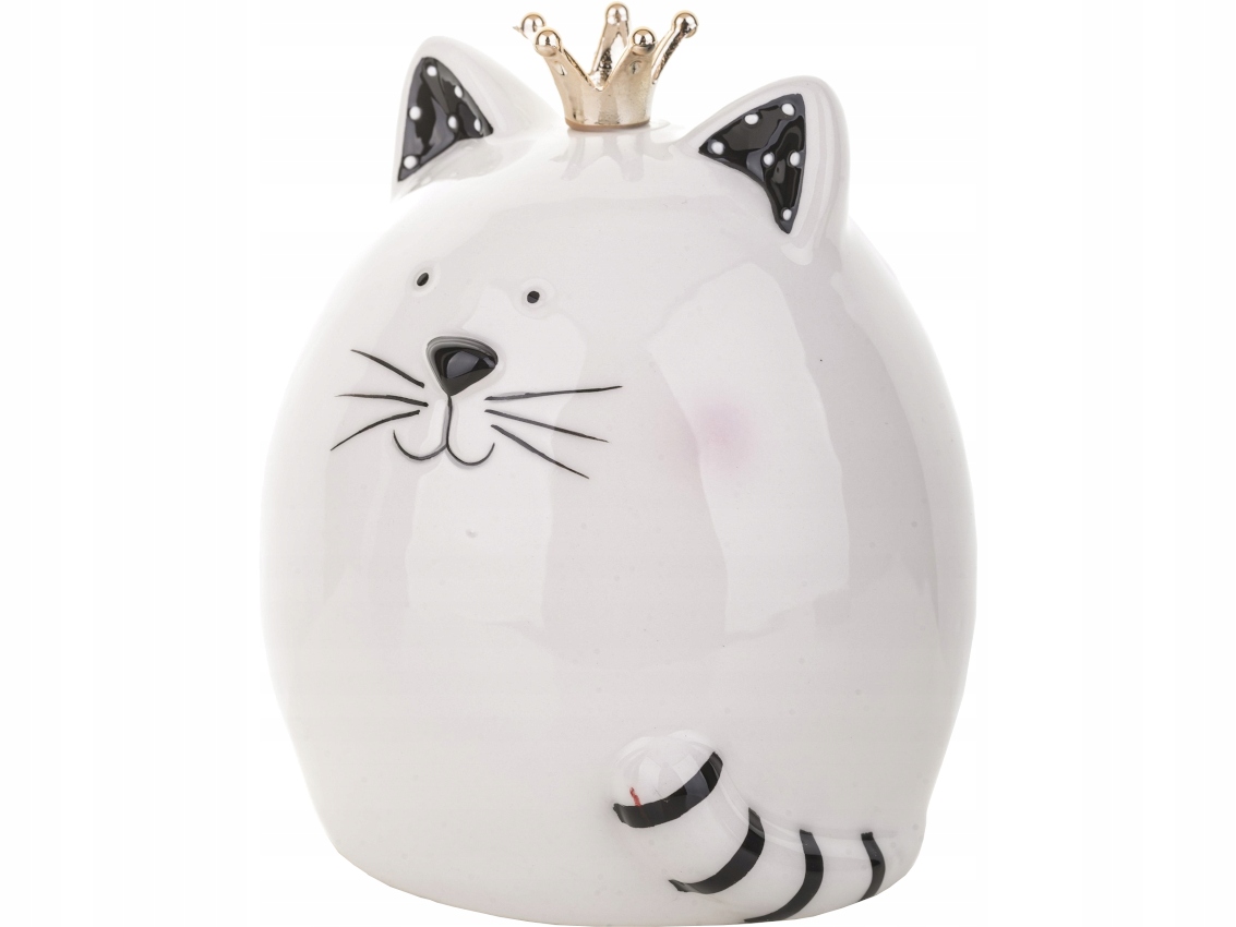 

Skarbonka 12x10x10 cm Kot W Koronie