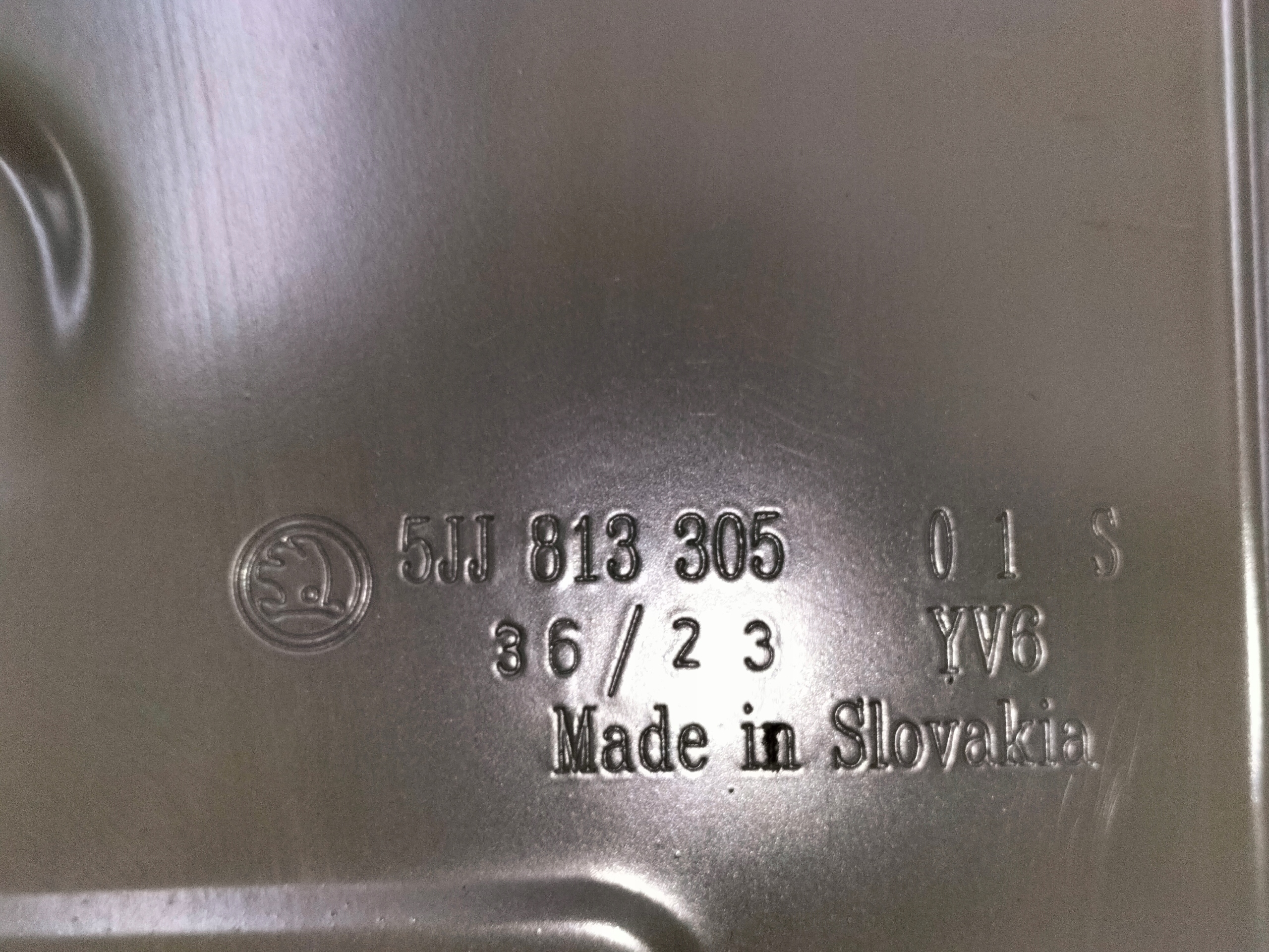 rear panel sciana rear part SKODA RAPID 12- SPACEBACK