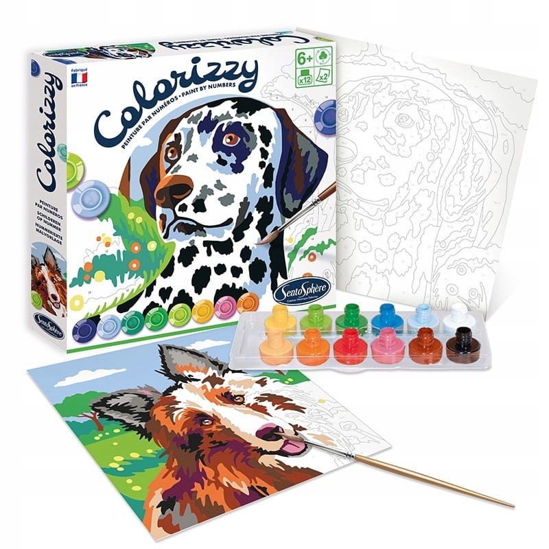 

Colorizzy Malowanie po numerach Pieski Psy