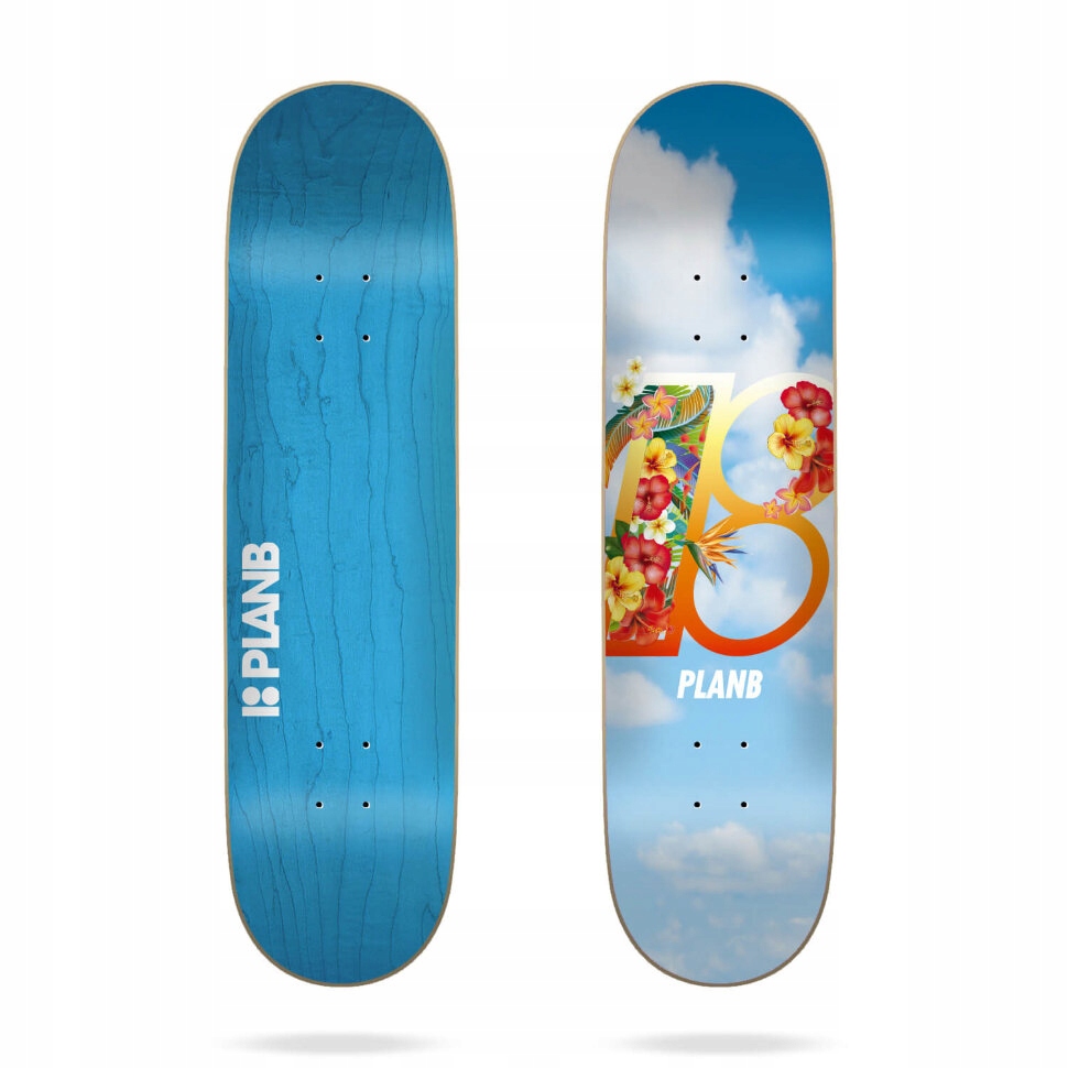 Blatka Na Skateboard Team Hawaii 8,25 x 32,125" Plan B Deck Multicolor
