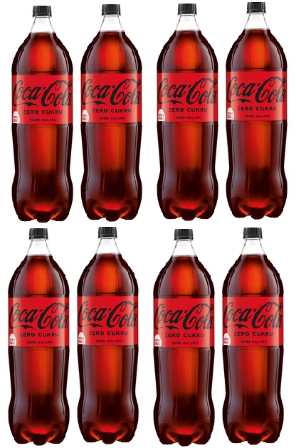 8x 2L Coca Cola Zero bez cukru Zgrzewka