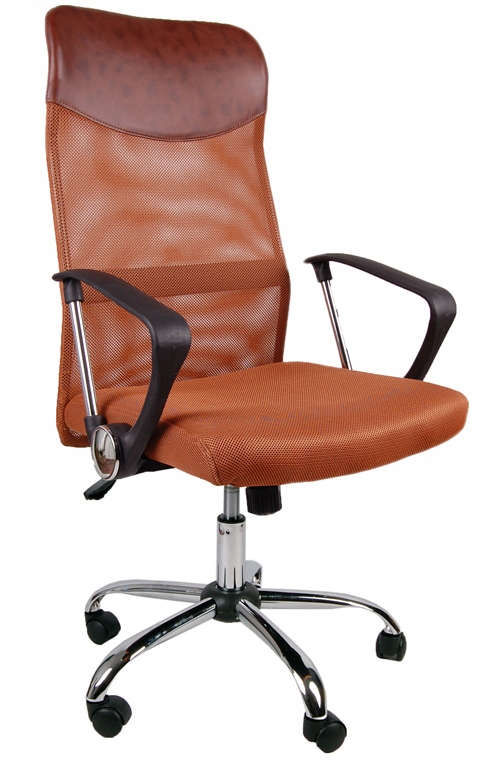 Priedušná otočná stolička Giosedio, hnedá