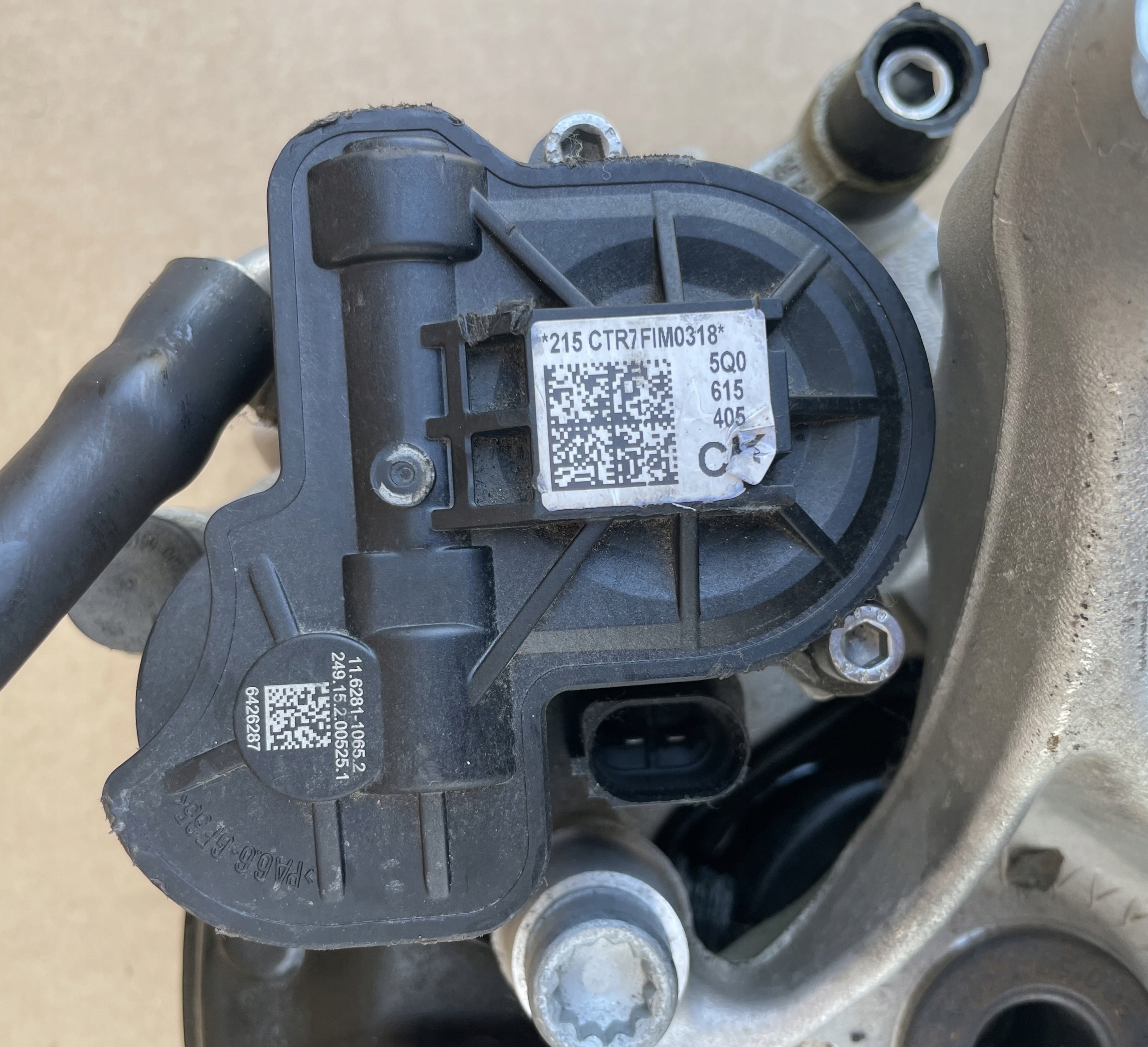 swing disc caliper rear part right VW SKODA SEAT 5QA505435A
