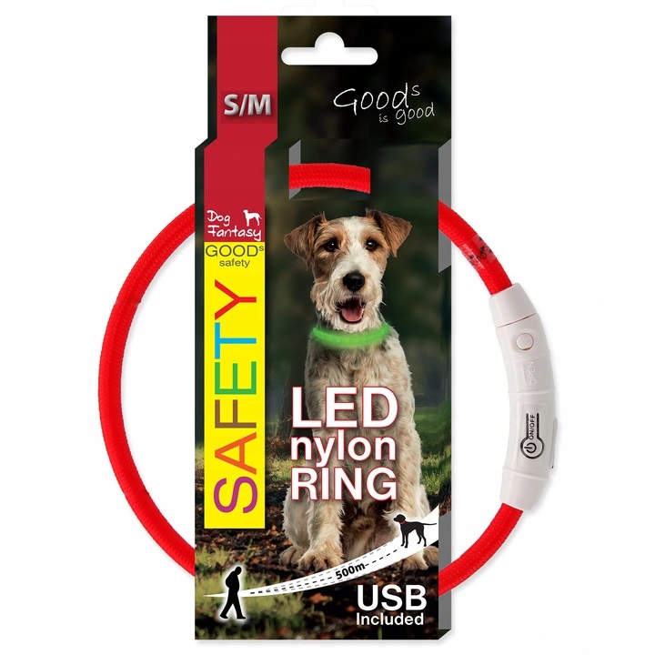 

Obroża Świecąca Led Usb Dog Fantasy 45CM