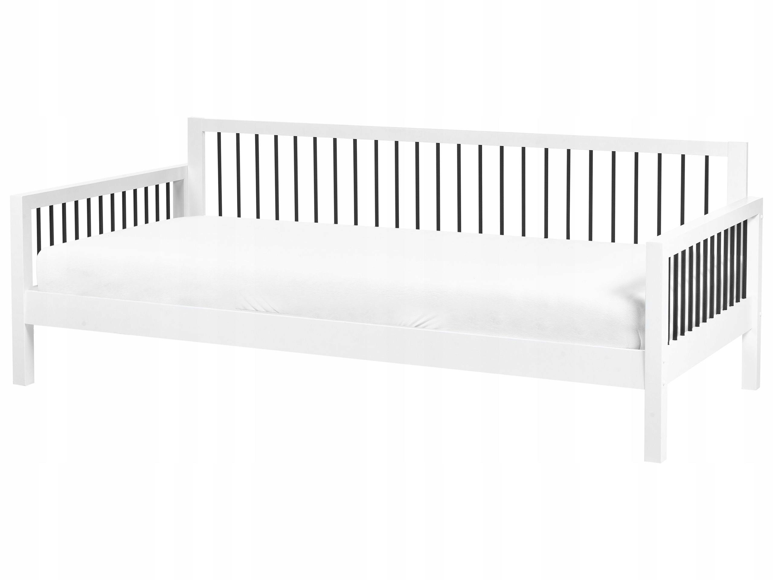 Łóżko dzienne leżanka drewniane 90x200 cm białe