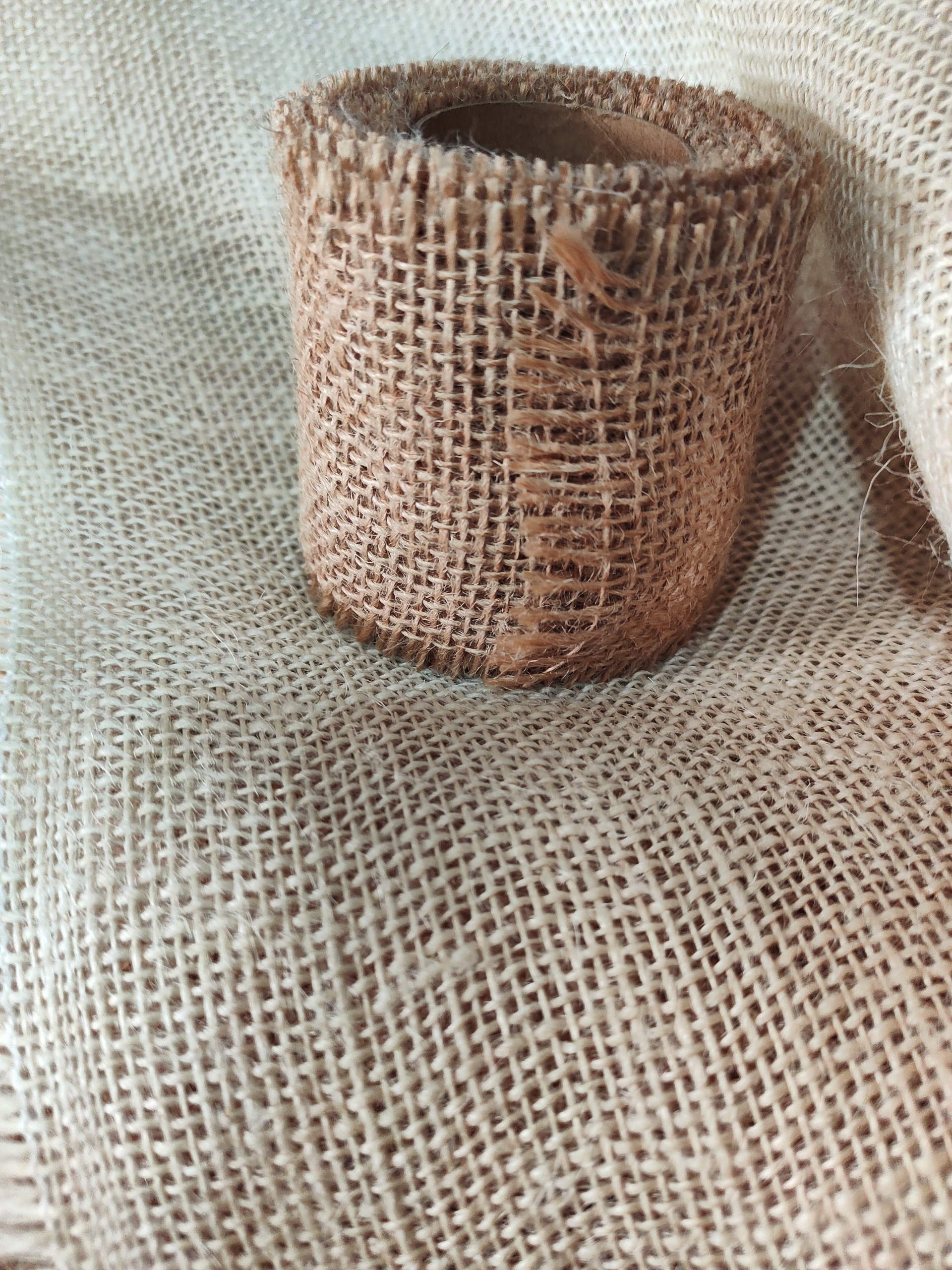 

Wstążka juta naturalna 7 cm