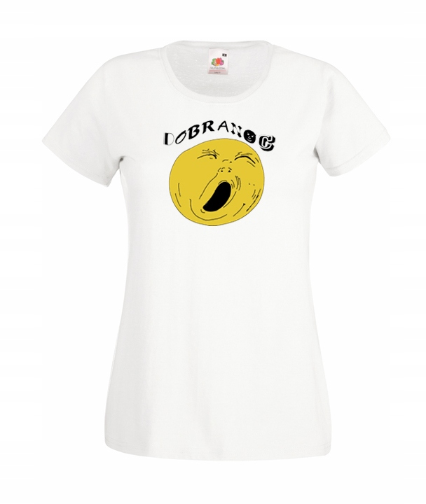 

L Koszulka Damska Księżyc Ziewający Dobranoc Noc