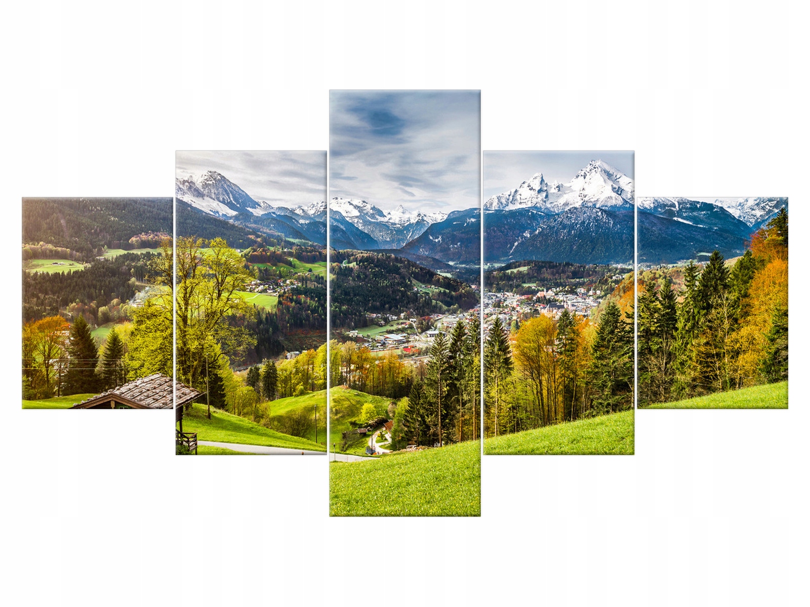 

Obraz Widok na dolinę 125x70 Europa Łąka do salonu