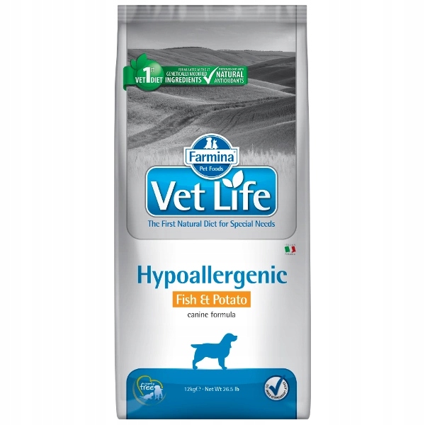 Farmina Vet Life Canine Hypoallergenic Fish&Potato 12 kg