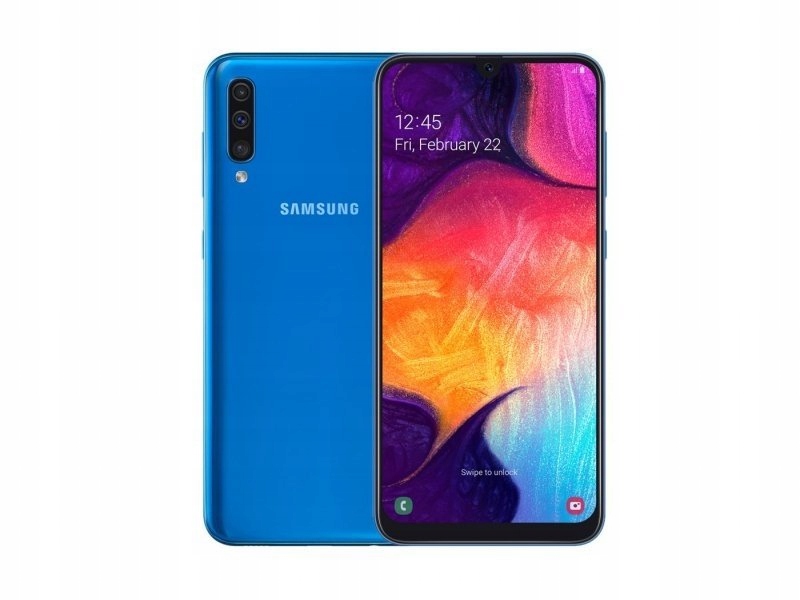 

Samsung Galaxy A50 Duos Gwar Niebieski Oryg 4/128