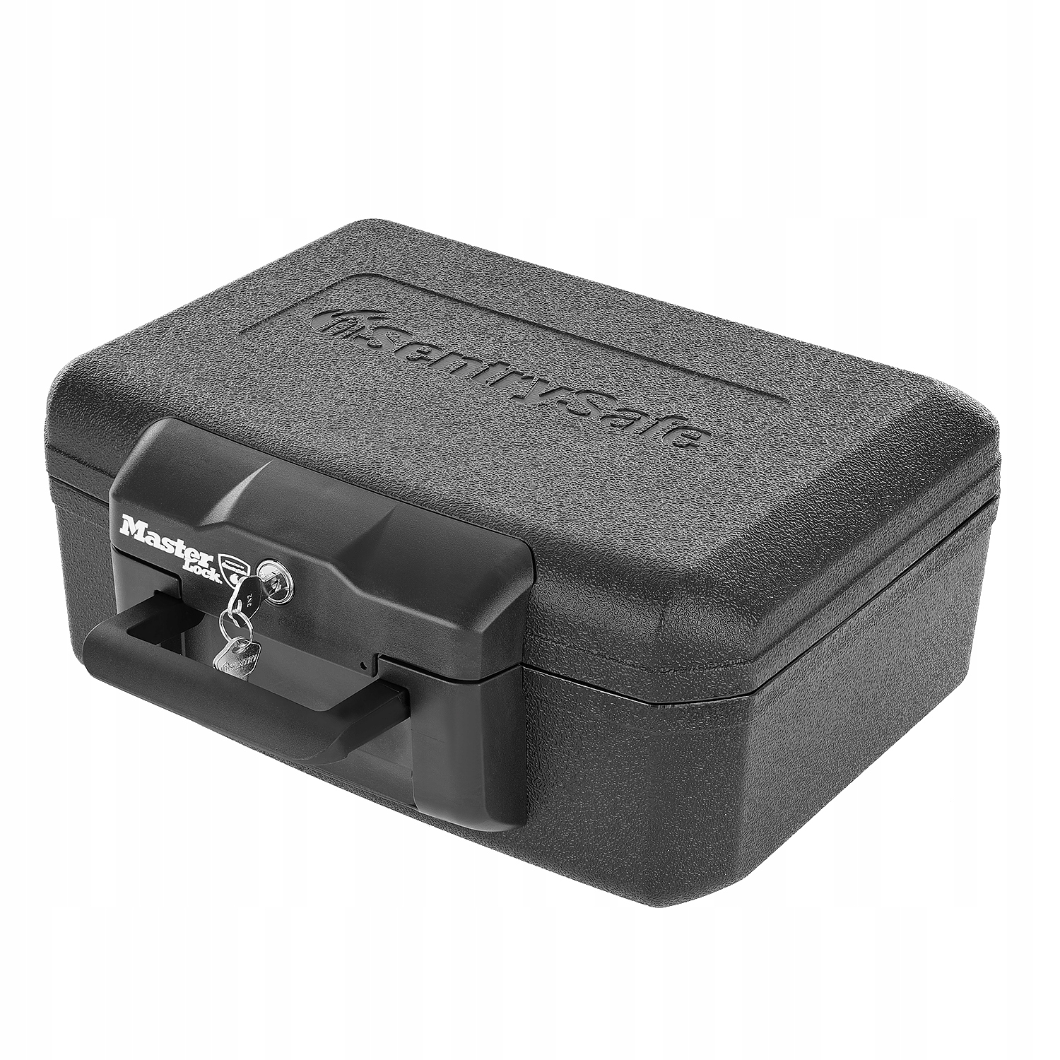 Mocna ciężka kasetka ognioodporna na kluczyk L1200