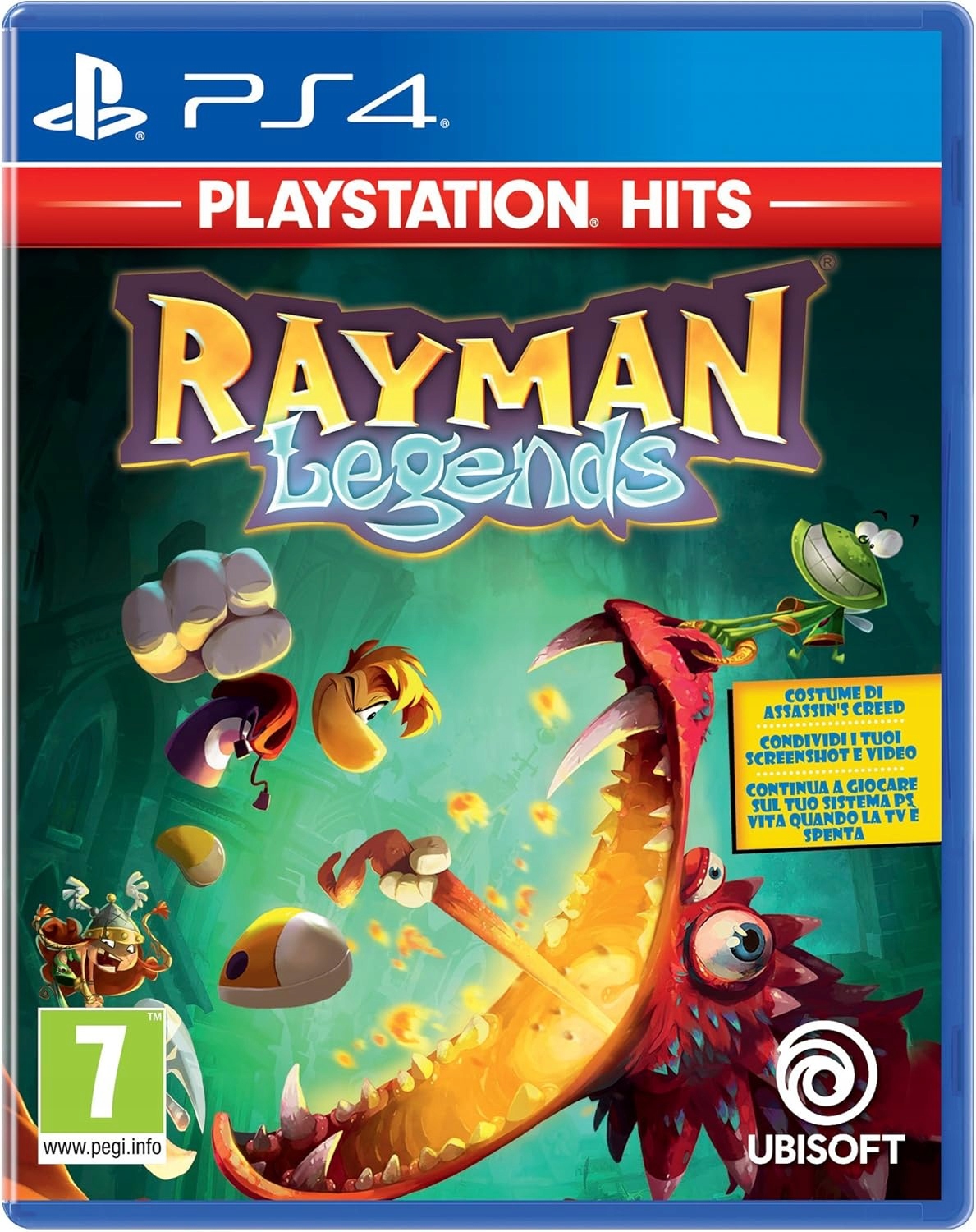 Rayman Legends Polska Wersja PS4 PS5 Płyta Gra Playstation 4