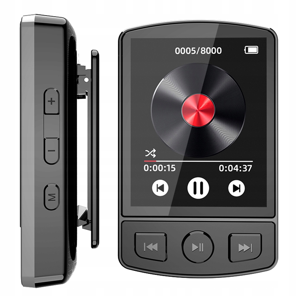 Odtwarzacz MP3 Bluetooth Przenośny 8GB