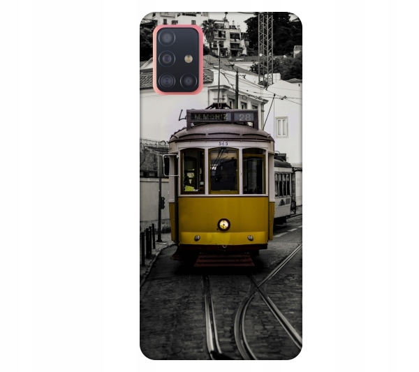 

Etui pokrowiec do Samsung Galaxy A51 Lizbona zólty