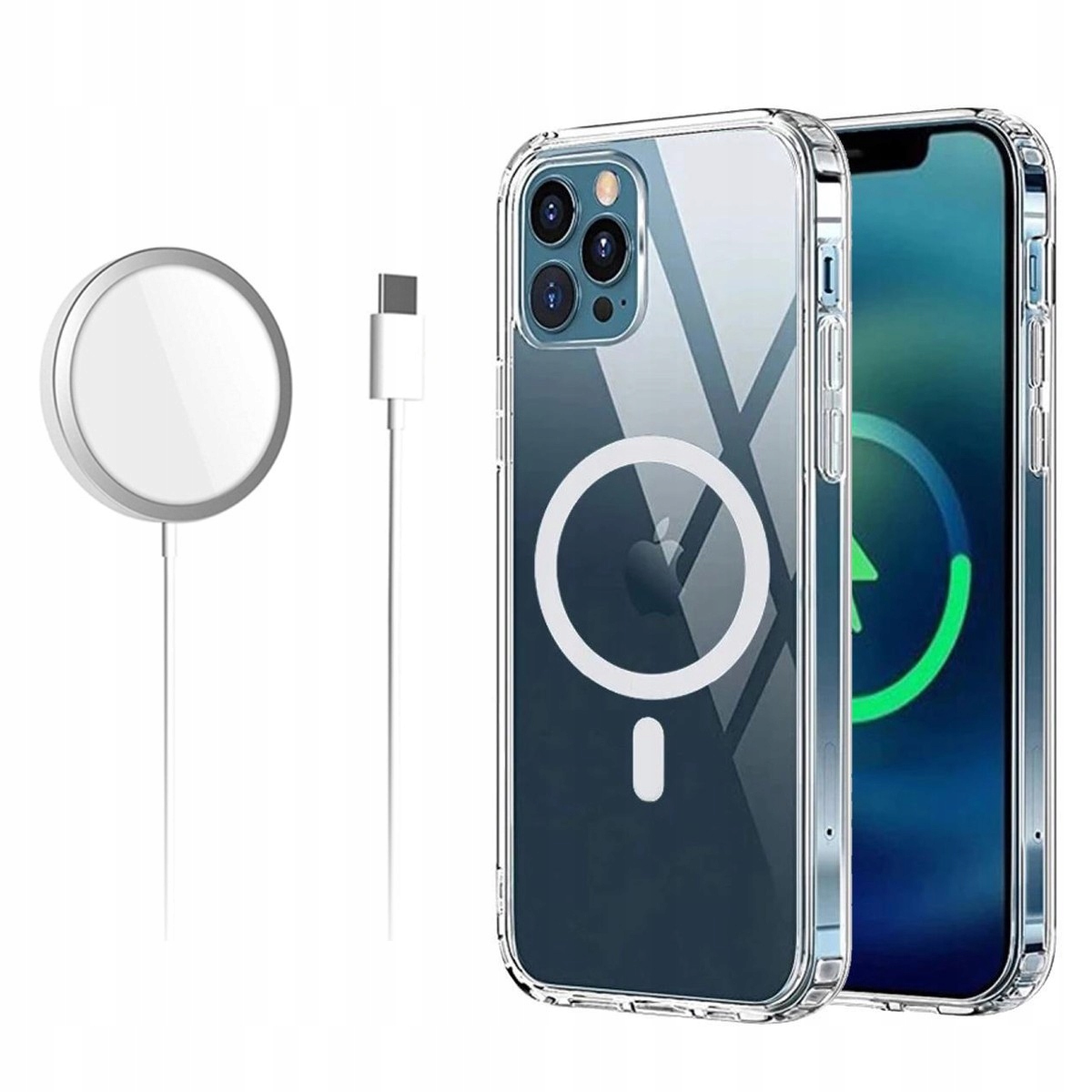 

Etui Magsafe Do Iphone 12 Pro Max Ładowarka 15W