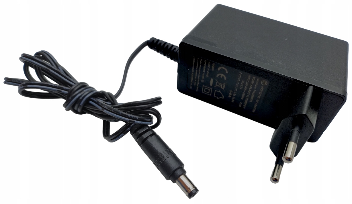 ZASILACZ WTYCZKOWY 12V 2.5A 30W DO TAŚM LED KAMER HONOTO 5.5x2.1mm EAN (GTIN) 5904123658405