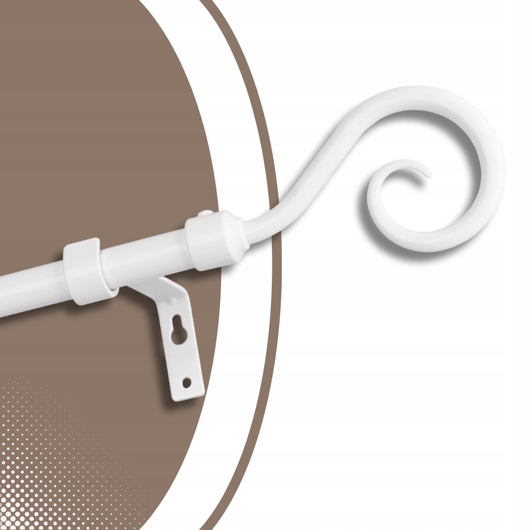 KARNISZ POJEDYNCZY BIAŁY 200 cm / Ø 16 mm STUDIO LOFT MATOWY BOJANEK Rodzaj karnisza pojedynczy