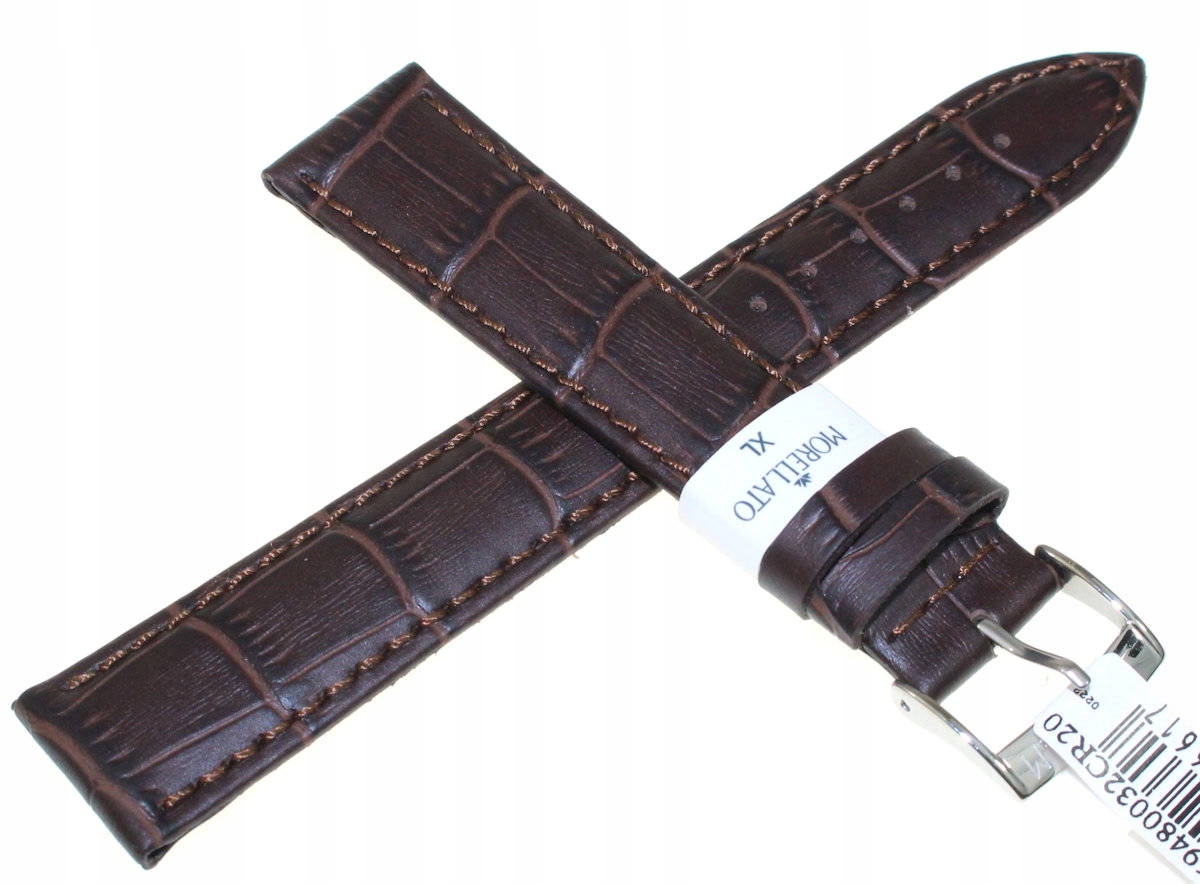 Italský Kožený Řemínek Morellato Bolle XL 20 mm Y22