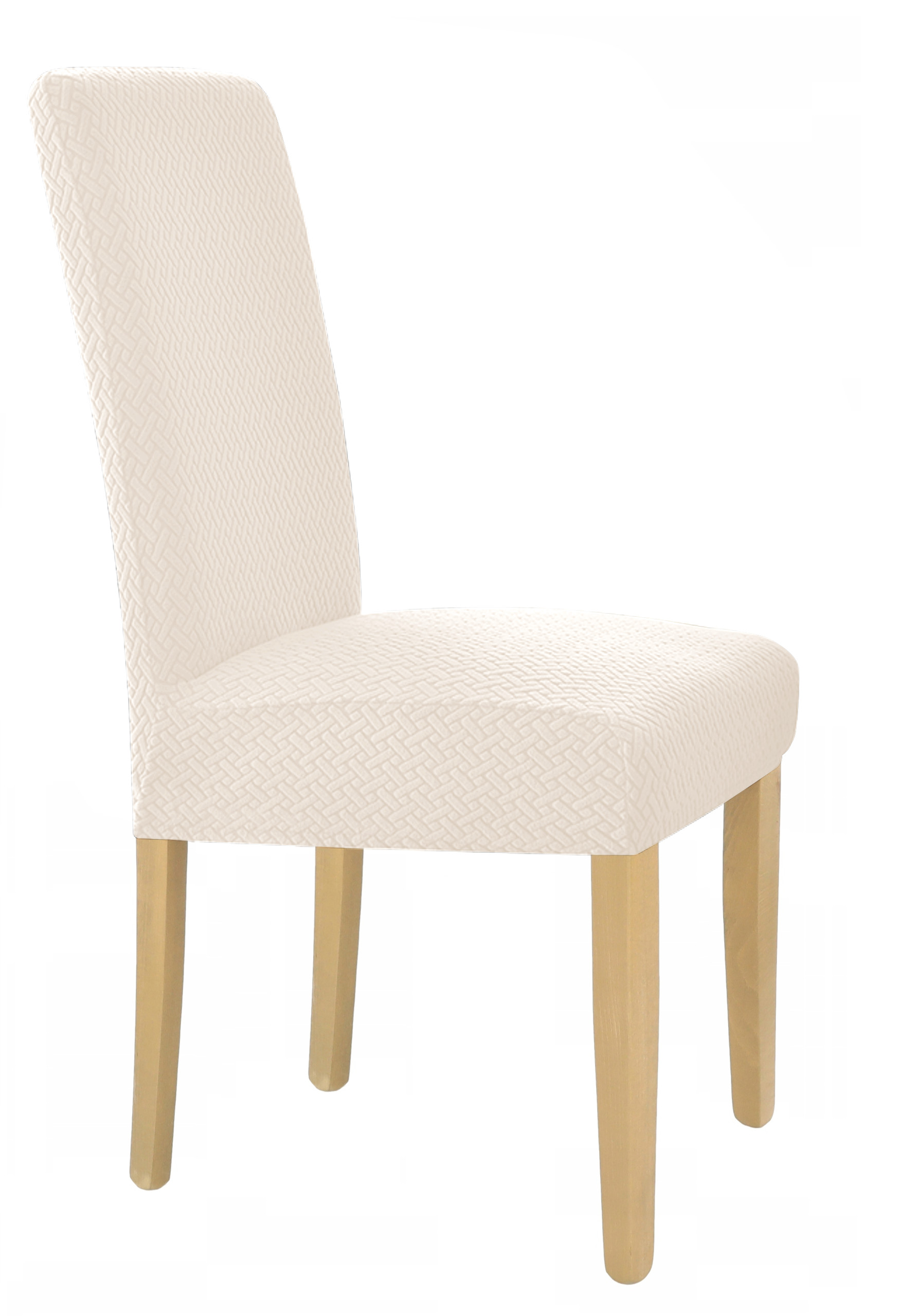 POKROWIEC NA KRZESŁO ECRU ŻAKARD ELASTYCZNY Kod producenta 10-Z1-EC