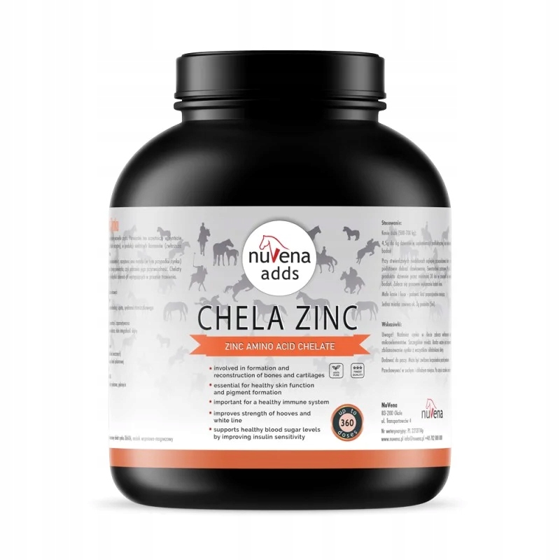 Doplněk pro koně Nuvena Chela Zinc Zinek 2000 g