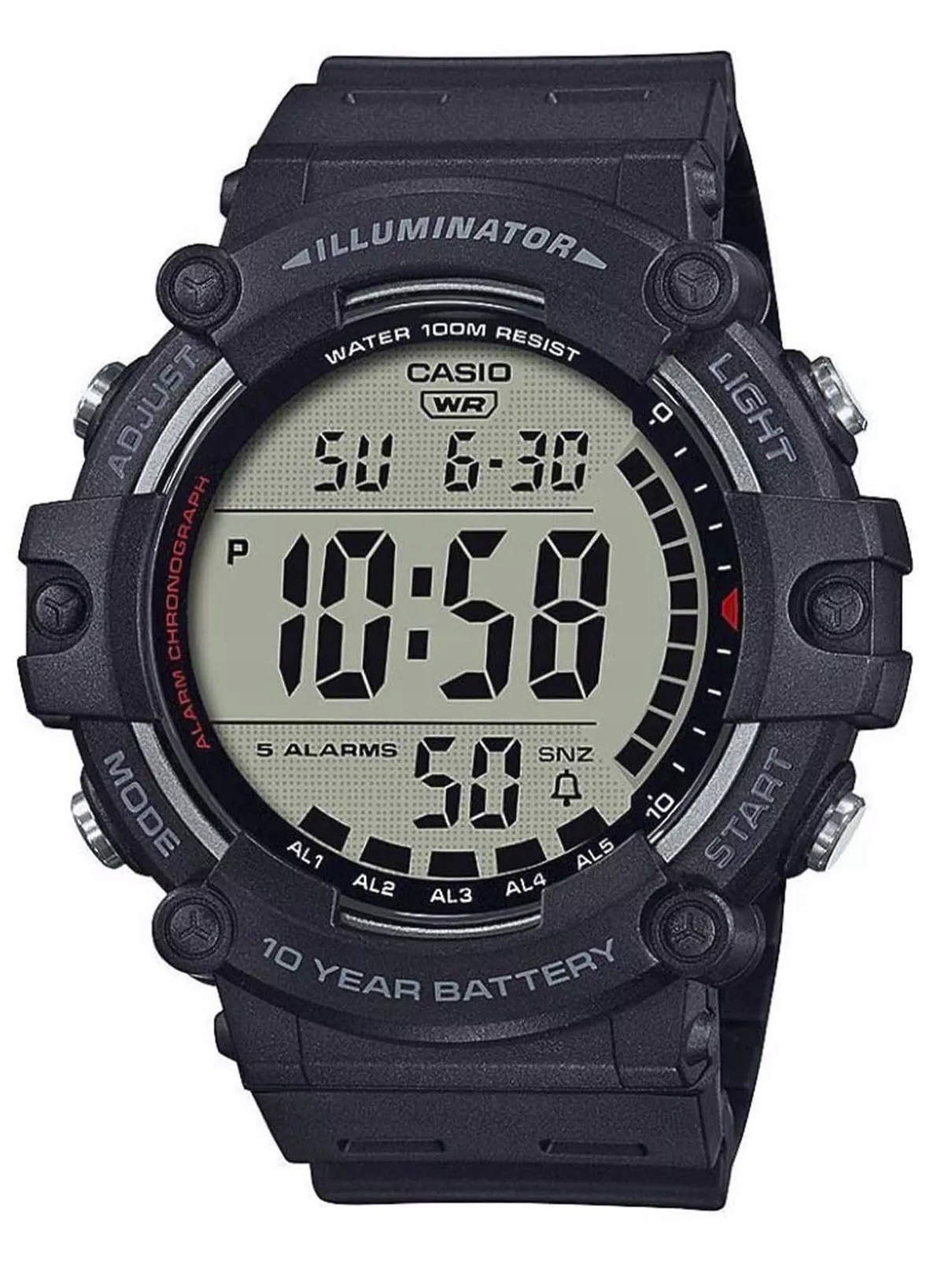 Pánské Hodinky Casio Sport Illuminator AE-1500WH-1A+ Box Gravírování