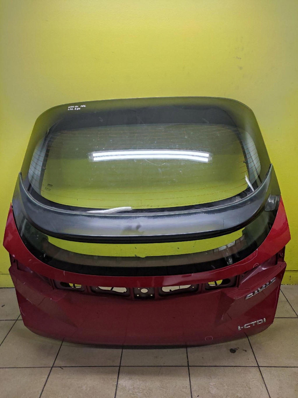 HONDA CIVIC VIII rear trunk door boot R81