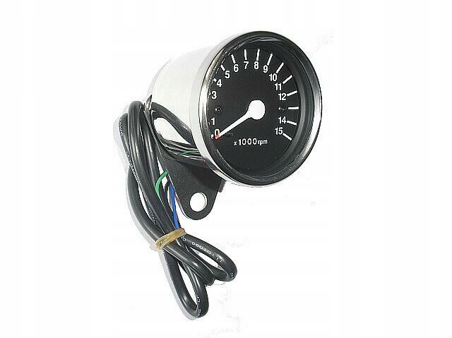 20.201.161 - MOTOJAPAN-ТАХОМЕТР З ЧОРНИМ ЦИФЕРБЛАТОМ ДО 15 ТИС.