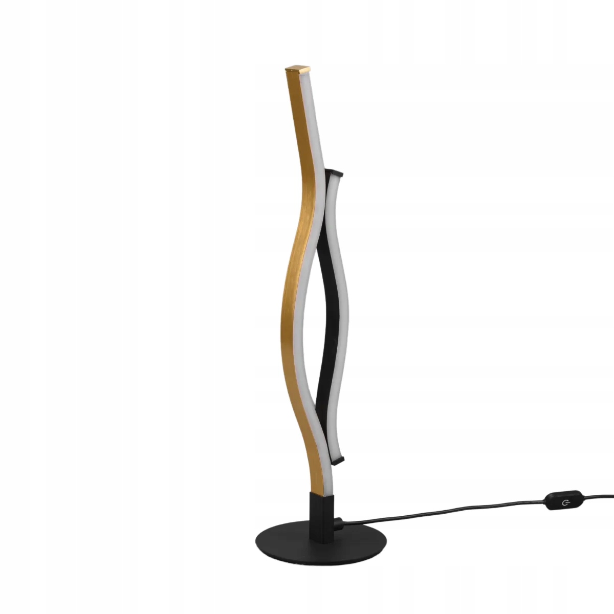 Stolová lampa Led vlny Blaze zlatá Trio