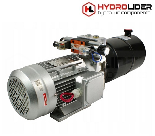 ZASILACZ AGREGAT HYDRAULICZNY 380V 2 2KW 3 3cm3 4L Weight with packaging 20 kg