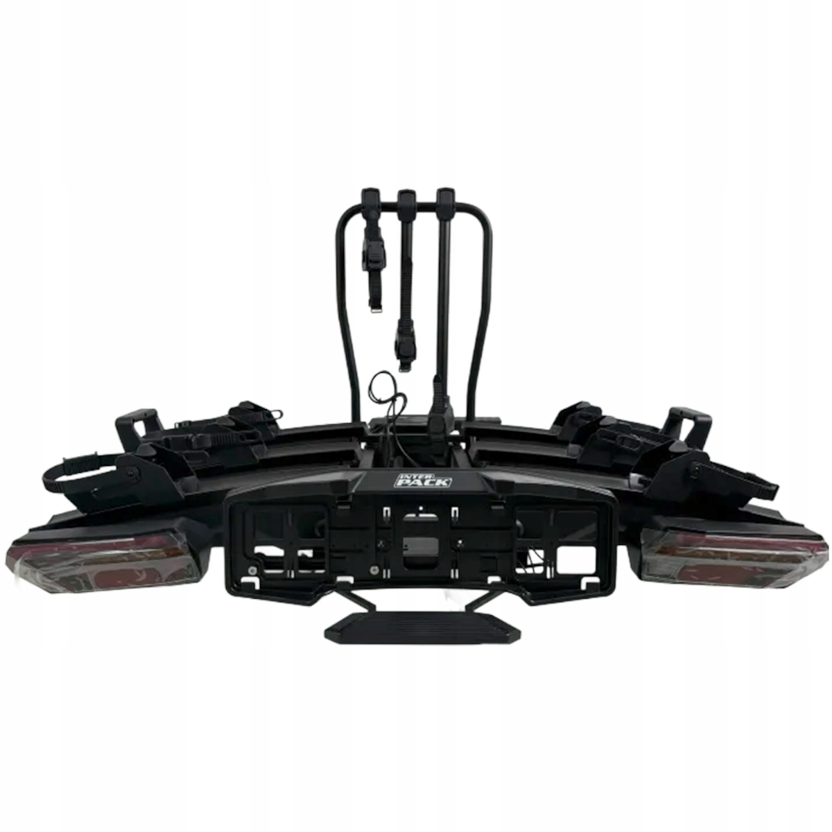 Batožinový držiak na hák na bicykel Inter Pack Velox 3 Led skladací 13PIN 60KG