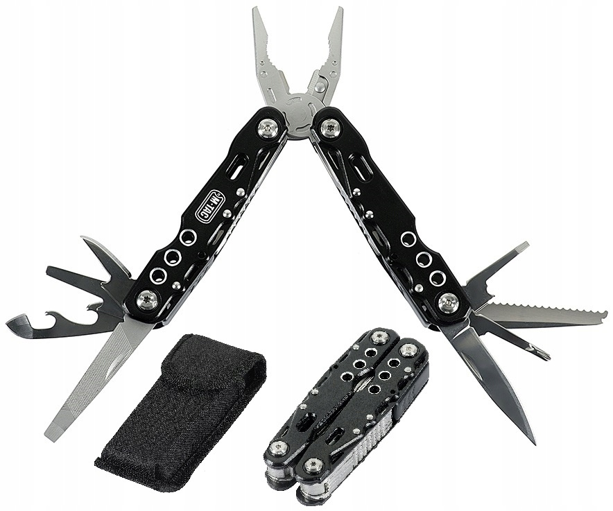 Multitool M-tac Type 4 Czarny 9 Narzędzi Etui