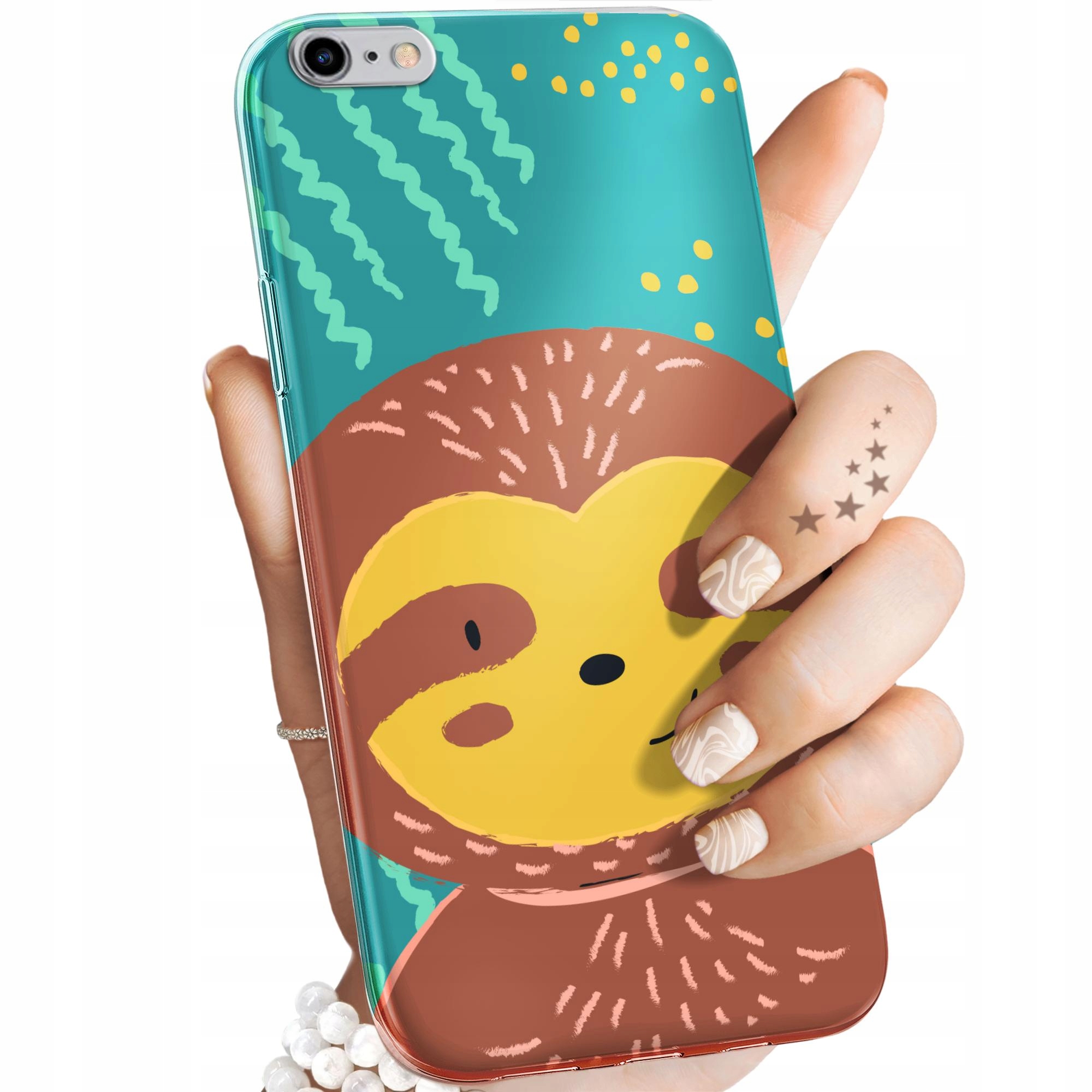 Etui Do Iphone 6 Plus 6S Plus Leniwiec Śmieszne Wewnętrzne Zwierzę