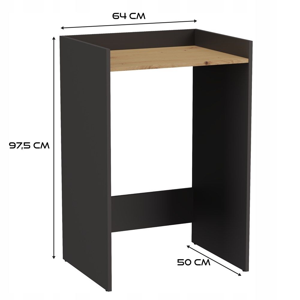 SZAFKA NA PRALKĘ POLA NP ANTRACYT ARTISAN Marka TopEshop