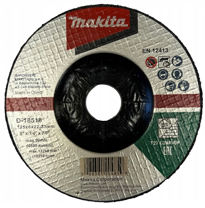 

Makita D-18518 Tarcza Szlifierska Do Betonu 125mm