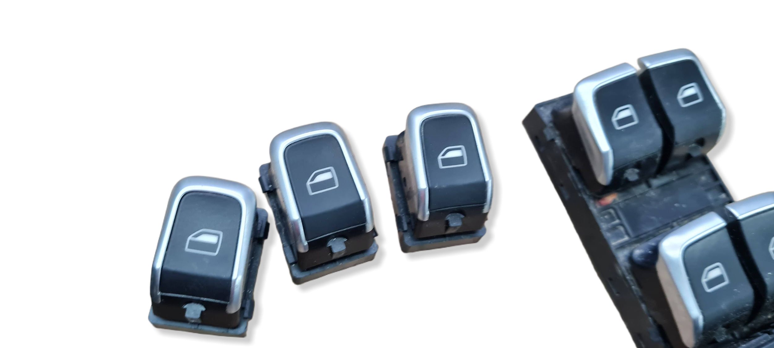 A7 4G páčky PRZYCISKI okna CHROM PANEL A4 B8 LIFT A5 Q5 A6 C7 4G