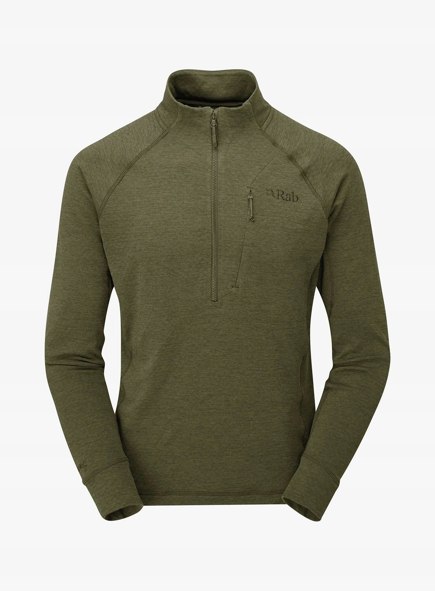 Bluza z zamkiem 1/2 Rab Nexus Pull-On olive XXL