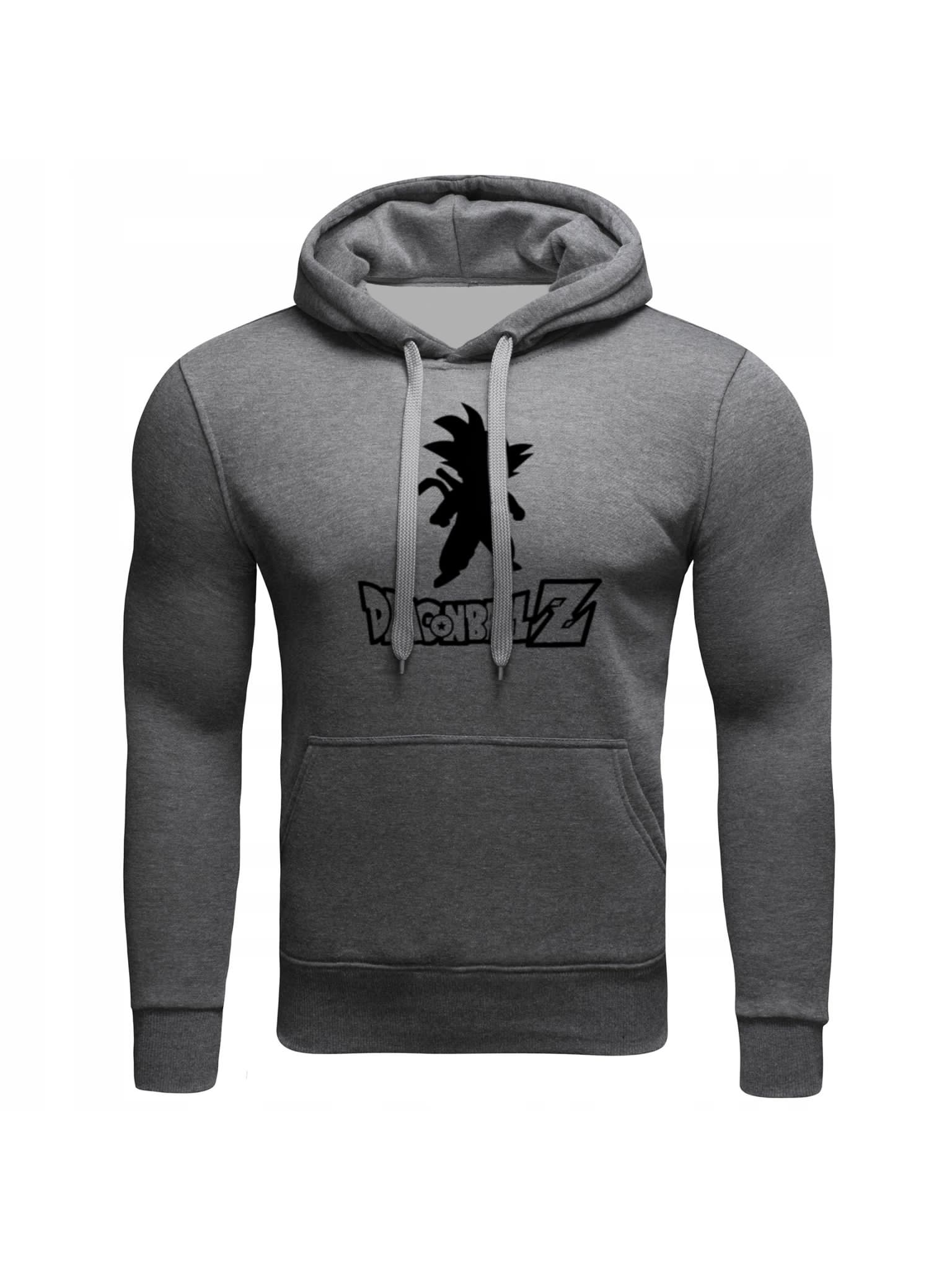 

Bluza Z Kapturem Dragon Ball Męska Szara M