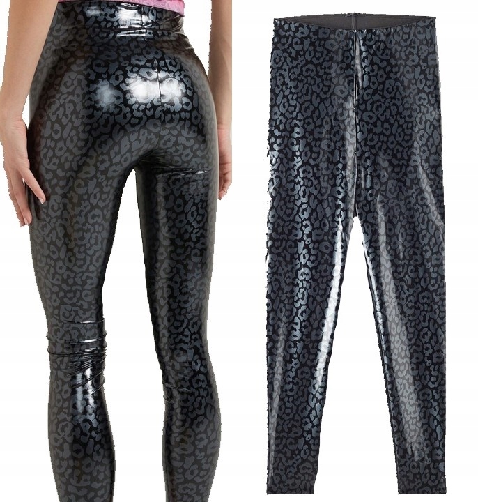 

Tezenis Legginsy imitacja skóry push M