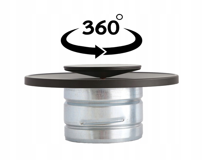 Anemostat Nawiewno-Wywiewny ASV 150 Czarny DARCO z filtrem powietrza ZESTAW Kod producenta ASV150-ML.CZ