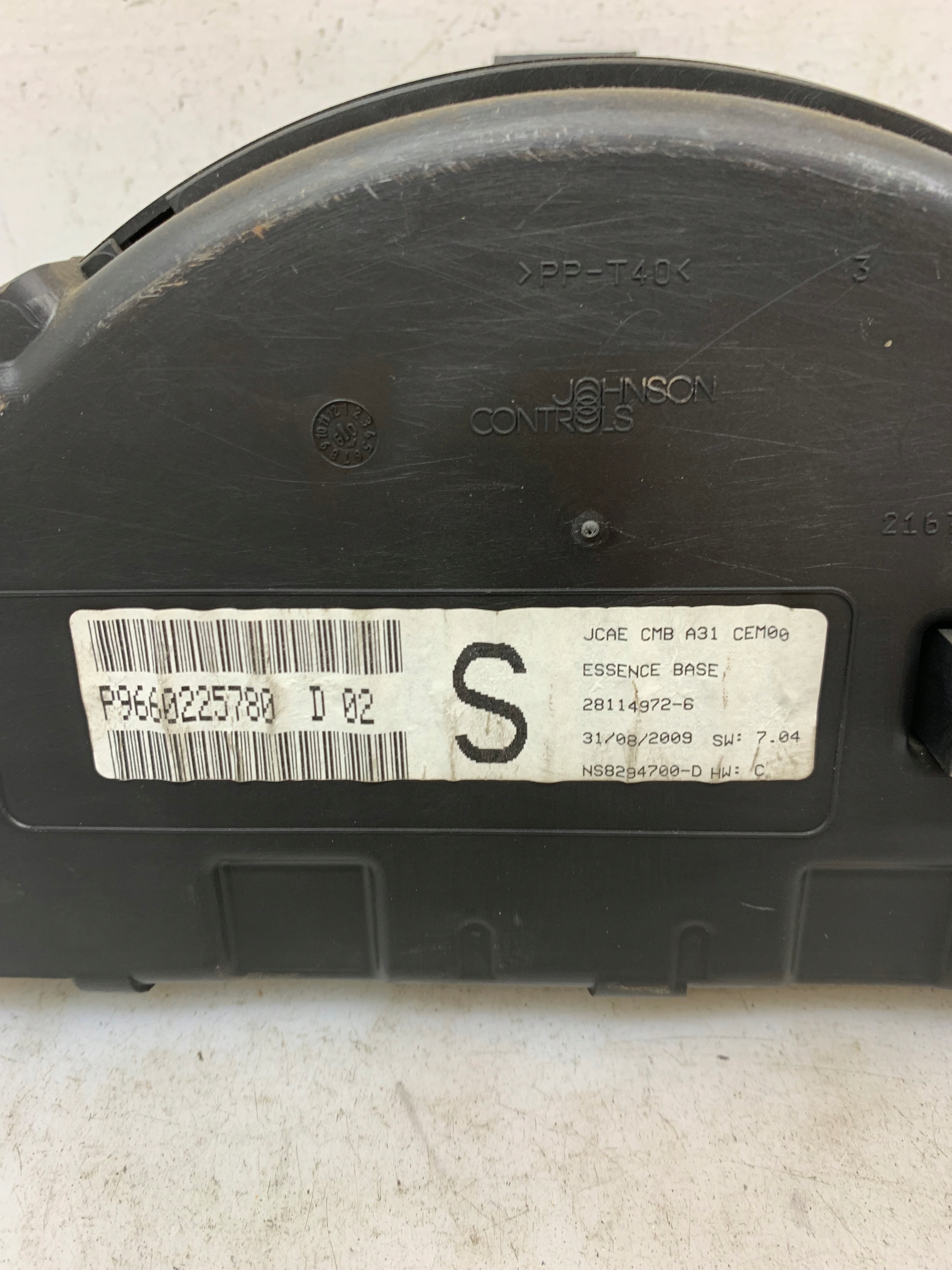 спидометр 9660225780D psa