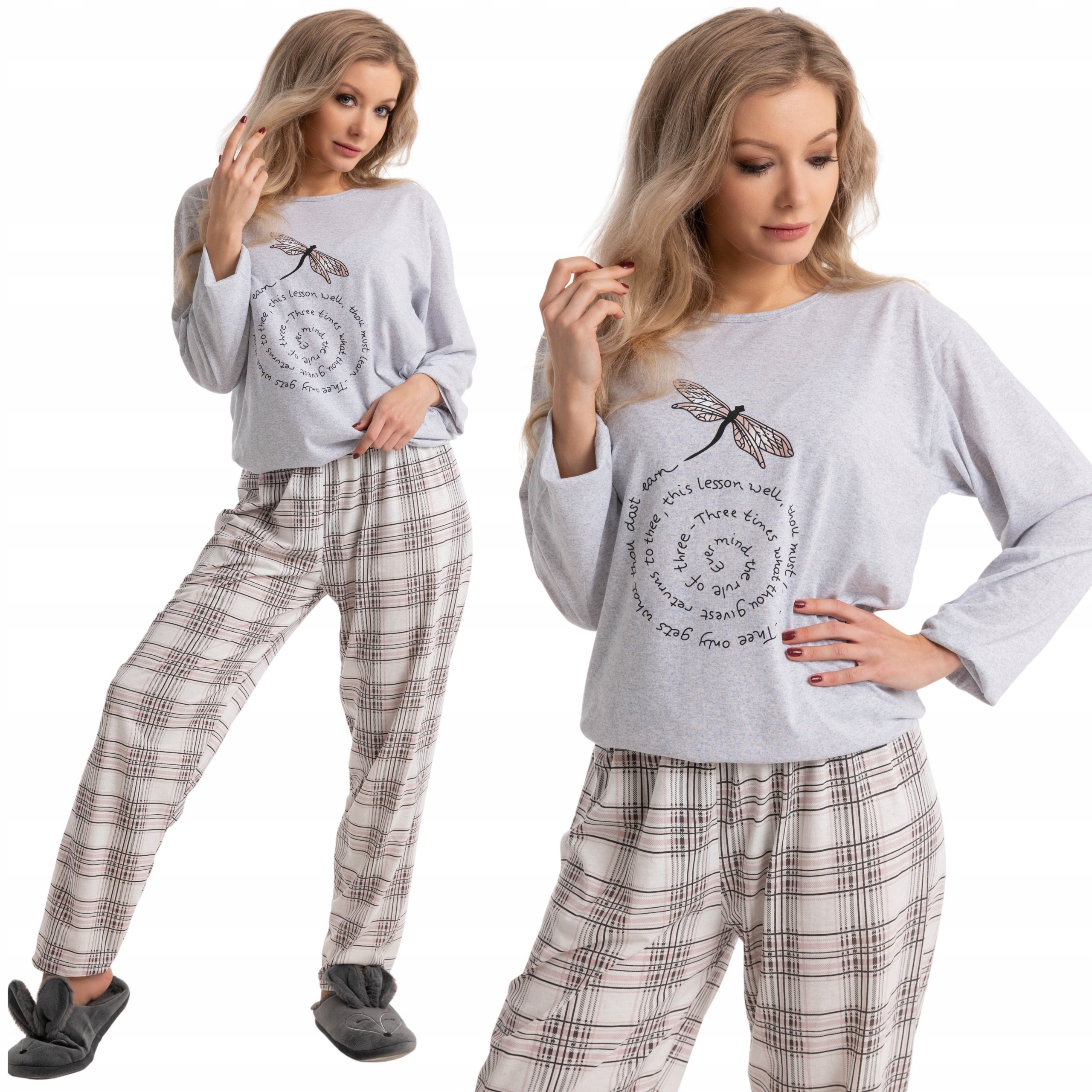 

Piękna Bawełniana Piżama Damska Modne