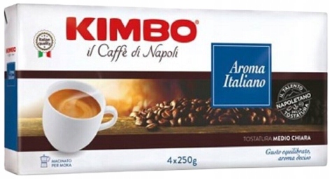 Levně Mletá káva Aroma Italiano Kimbo 1000 g