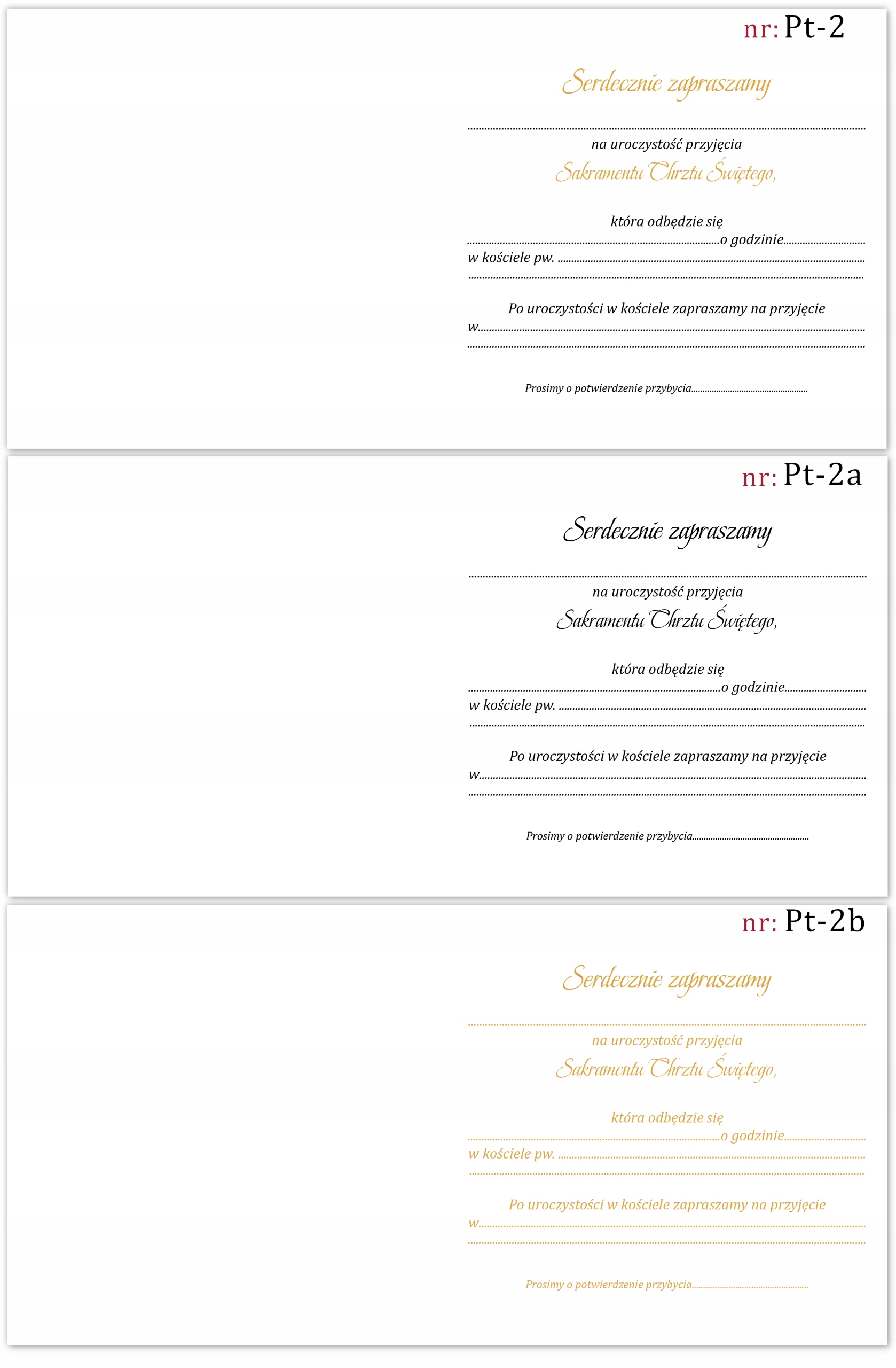 ZAPROSZENIE NA CHRZEST + IMIĘ + KOPERTA Szerokość produktu 13.5 cm