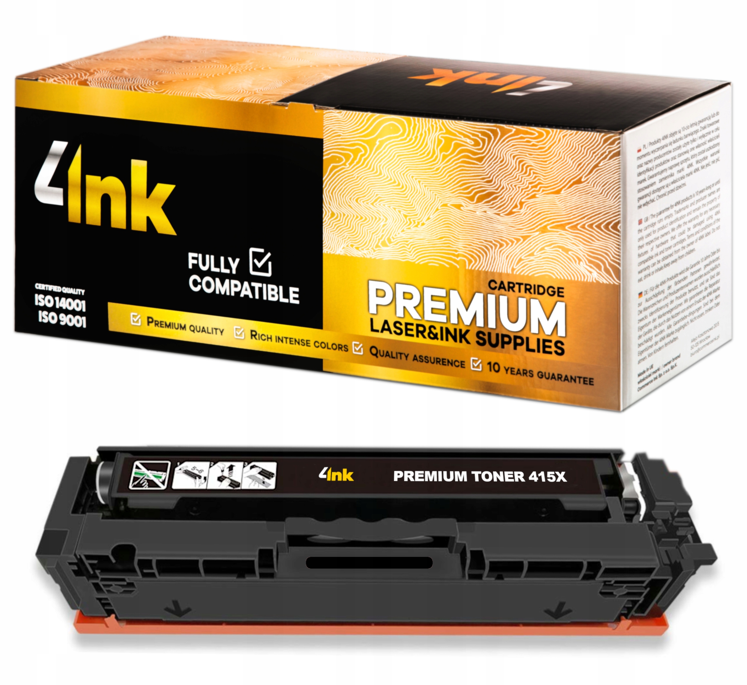 

Toner 4INK Hp 415X W2030X Czarny XL