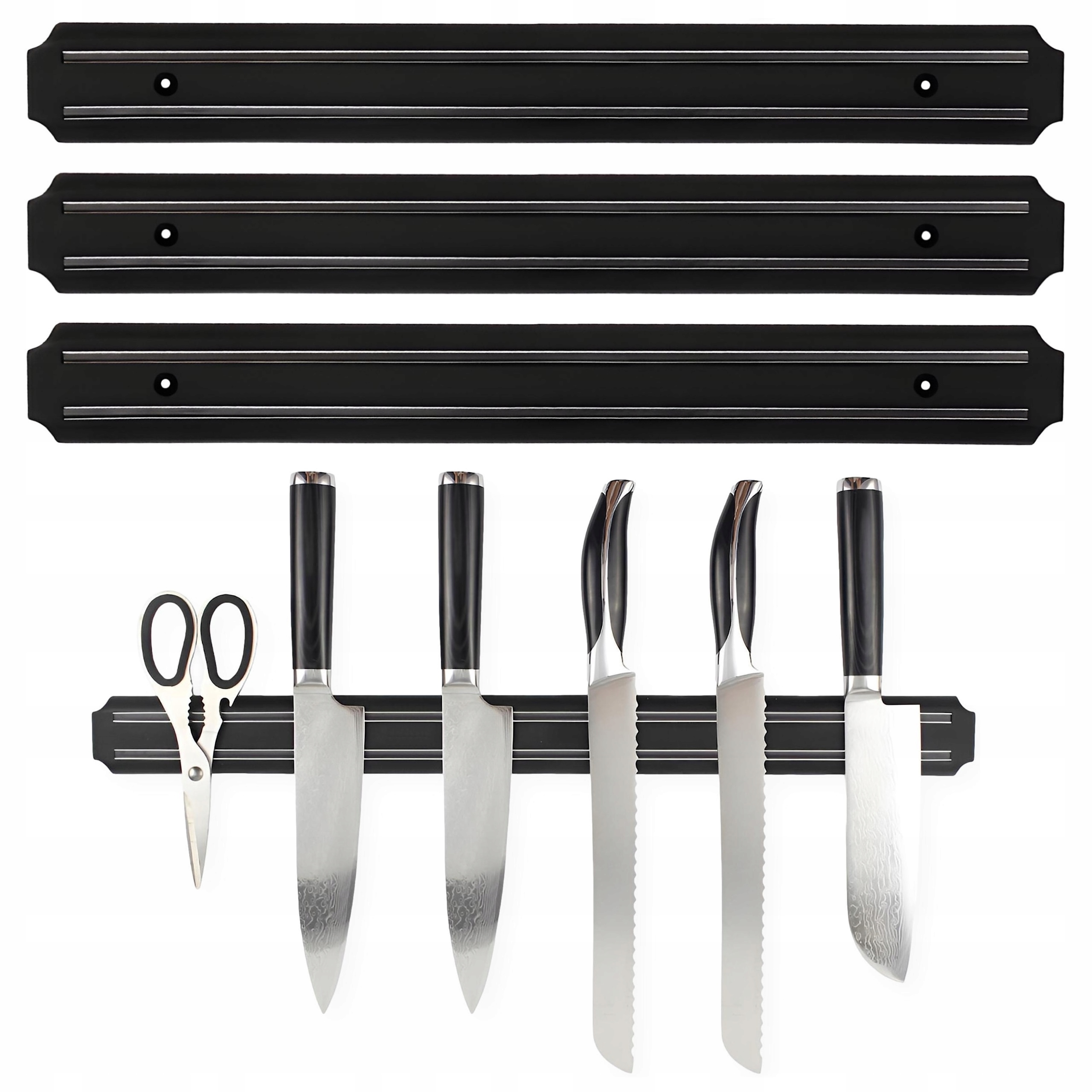 x3 UCHWYT MAGNETYCZNY LISTWA 50CM NA NOŻE NARZĘDZIA PRZYBORY KLUCZE KLAS/AB