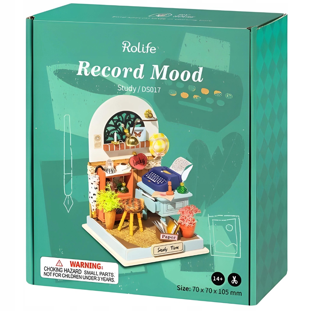 ROBOTIME Składany Drewniany Model Puzzle 3D DIY Kolekcja ROLIFE