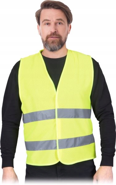 

Kamizelka odblaskowa drogowa z siateczki żółta 3XL